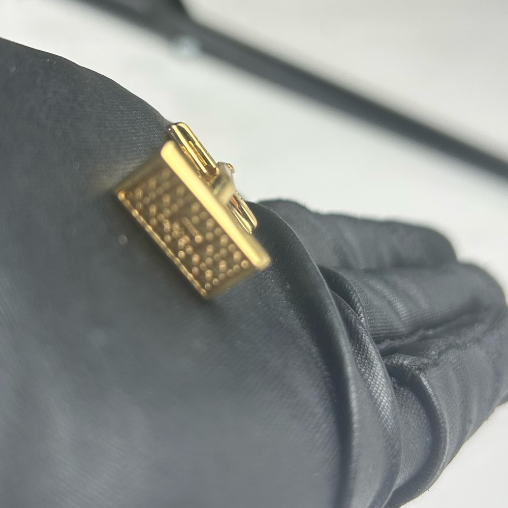 Christian Dior Vintage Rare Gold Designer Cufflink - Picture 5 of 7